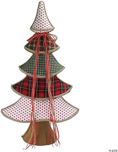 קישוט עץ חג המולד הגחם של Northlight - 31.5 x18 x7 | משובץ רב צבעוני | חבילה של 1